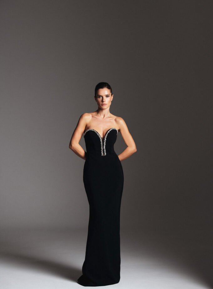 Embellished long dress